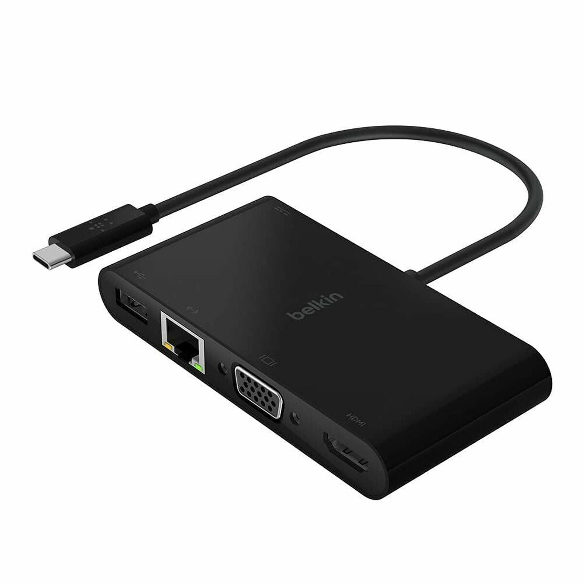 BELKIN Adaptateur Hub USB-C HDMI VGA RJ45 100w PD