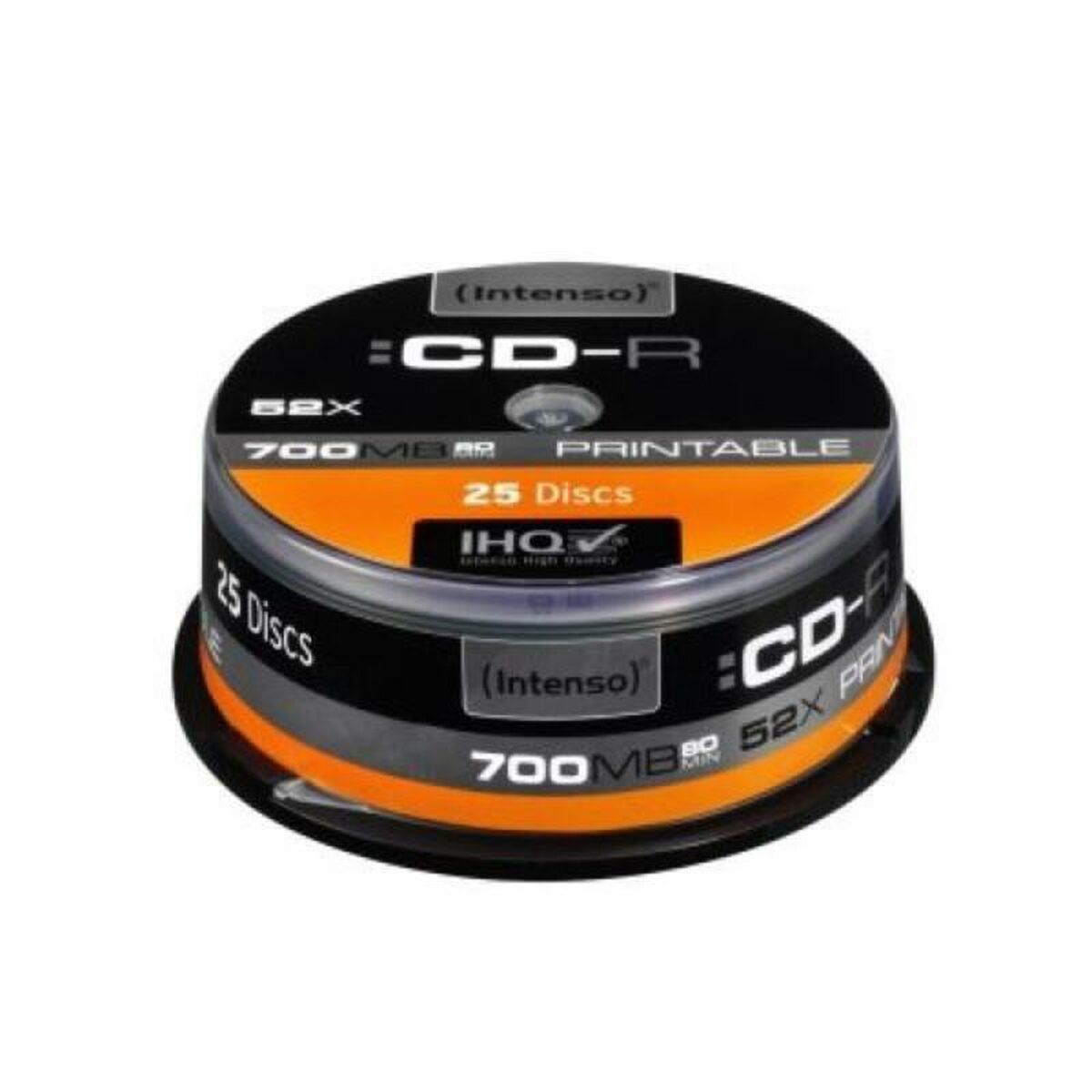 INTENSO CD-R 700 MB imprimable, boite de 25 pièces