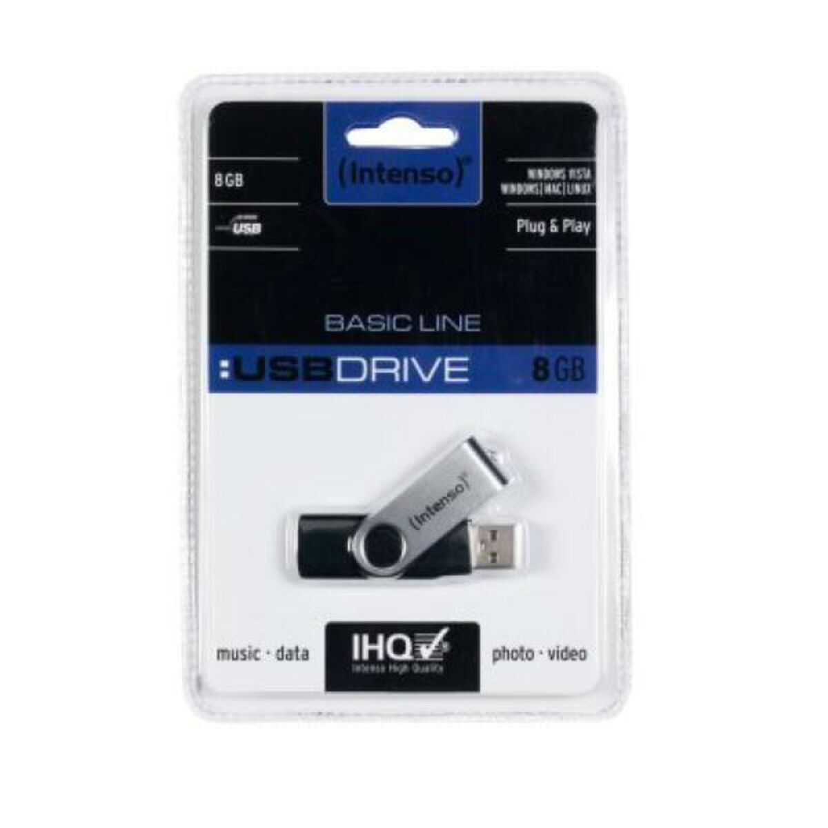 INTENSO Clé USB 2.0 Basic Line - 8 Go