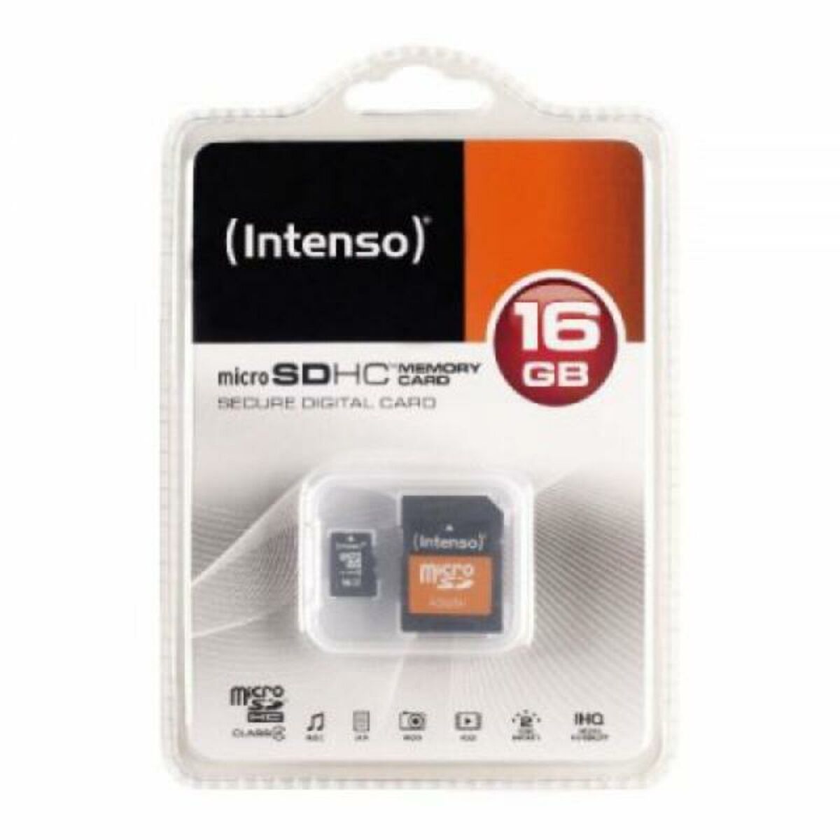 INTENSO Carte MicroSDHC Class 10 - 16 Go