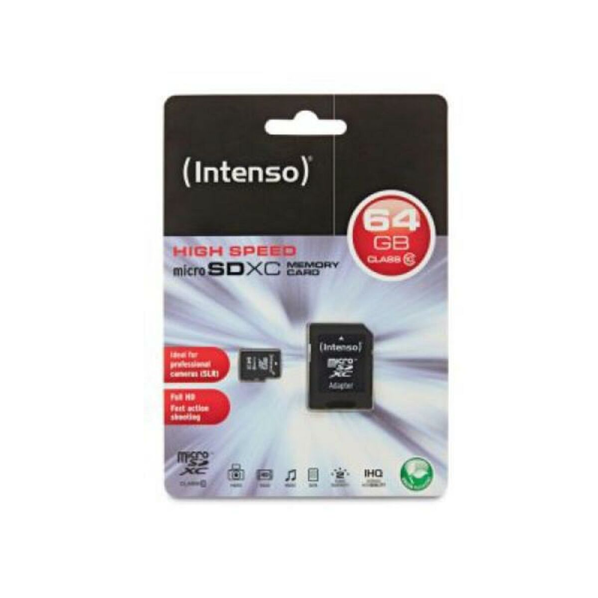 INTENSO Carte MicroSDXC Class 10 - 64 Go