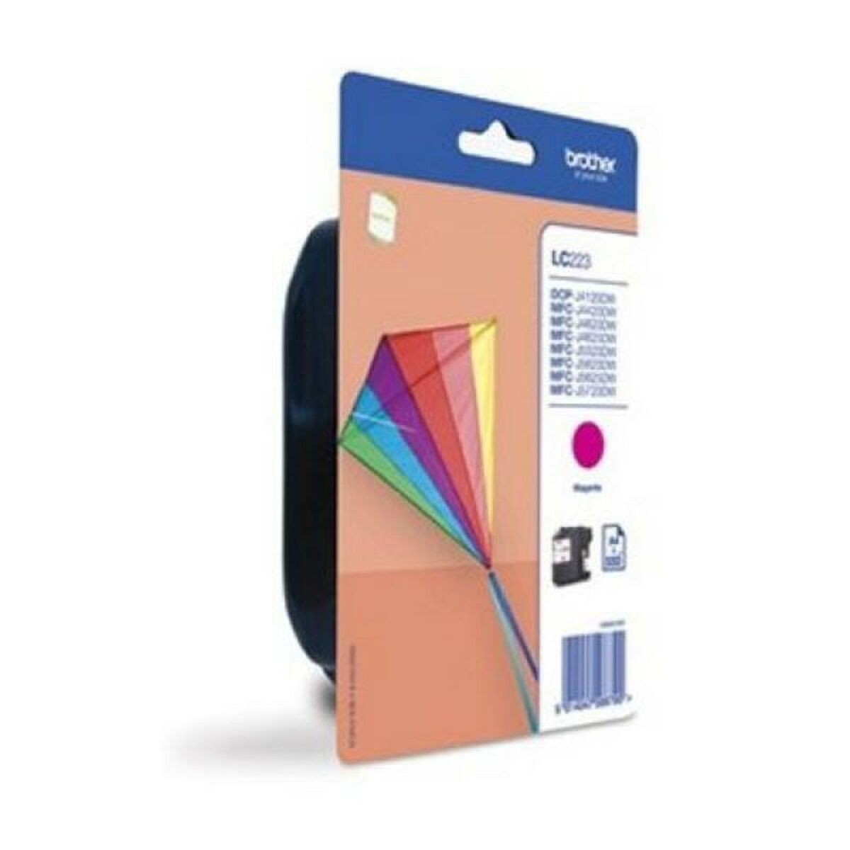 BROTHER LC-223 ink cartridge magenta standard capacity 550 pages 1-pack blister without alarm
