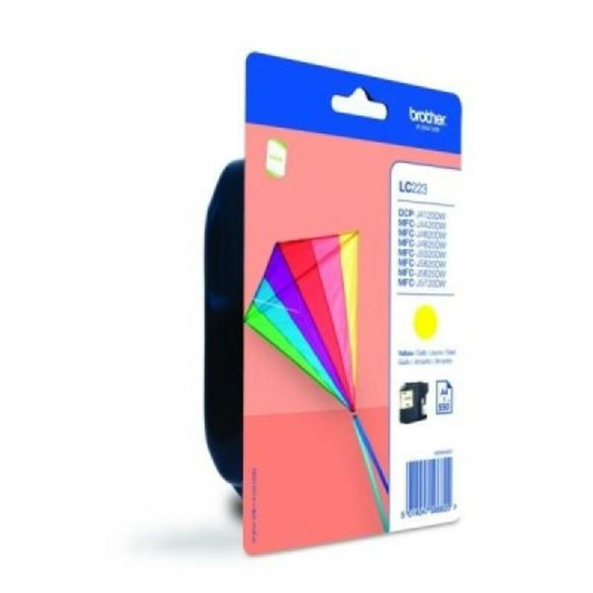 BROTHER LC-223 ink cartridge yellow standard capacity 550 pages 1-pack blister without alarm