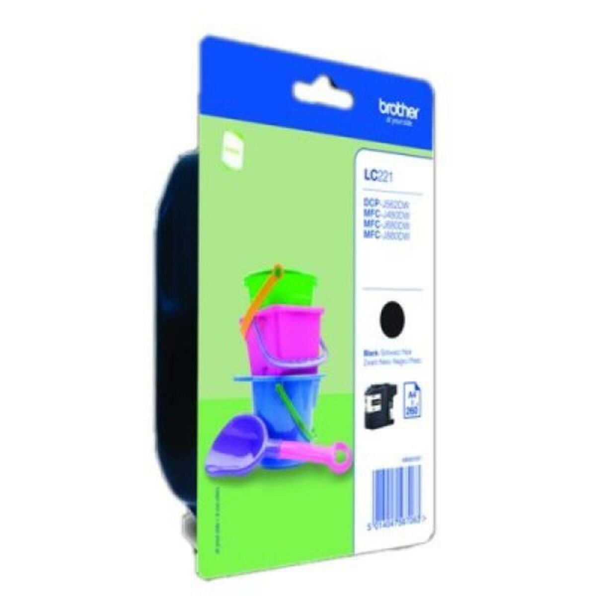 LC221BK ink black 260 page DCPJ562DW