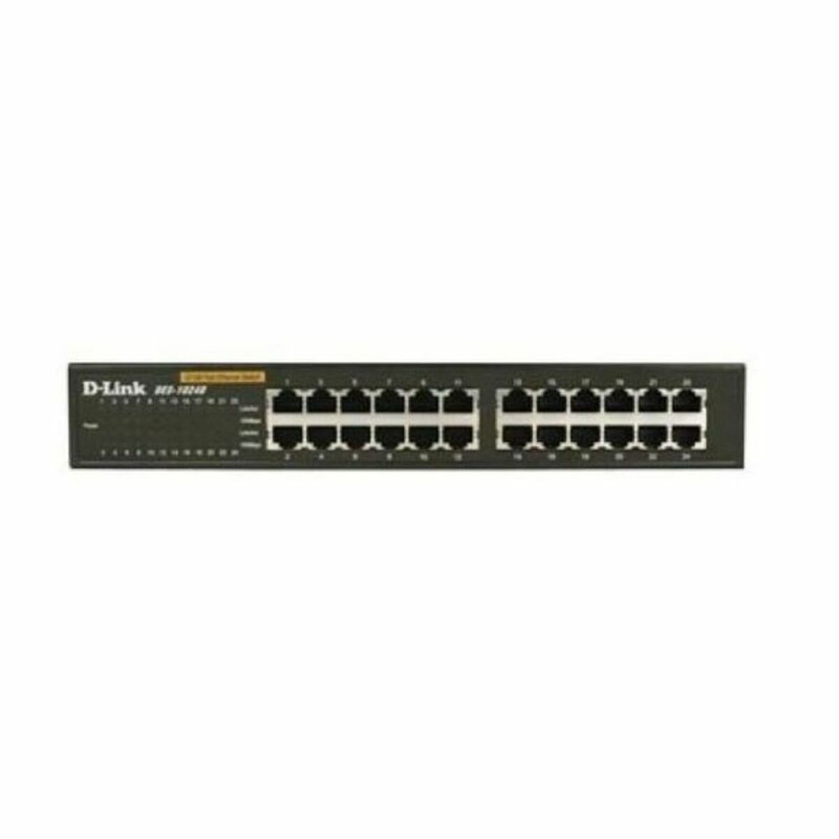 D-LINK 24Port Fast Ethernet Switch RJ45 10/100Mbps Rackable Non Administrable