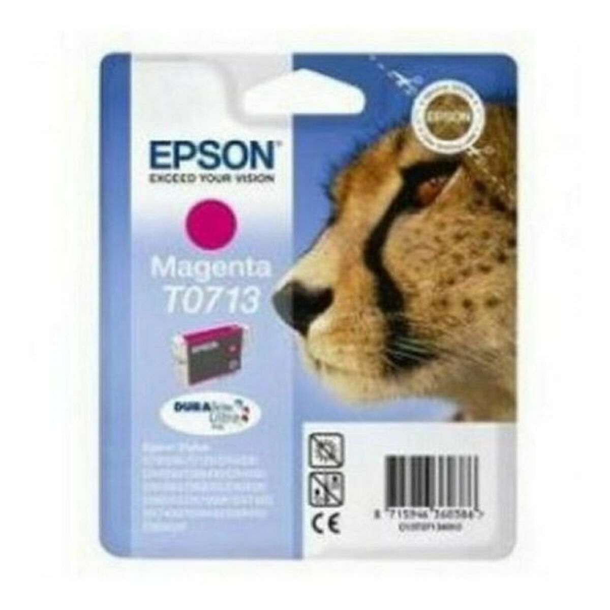 EPSON 1LB T0713 ink cartridge magenta standard capacity 5.5ml 1-pack RF-AM blister w/s