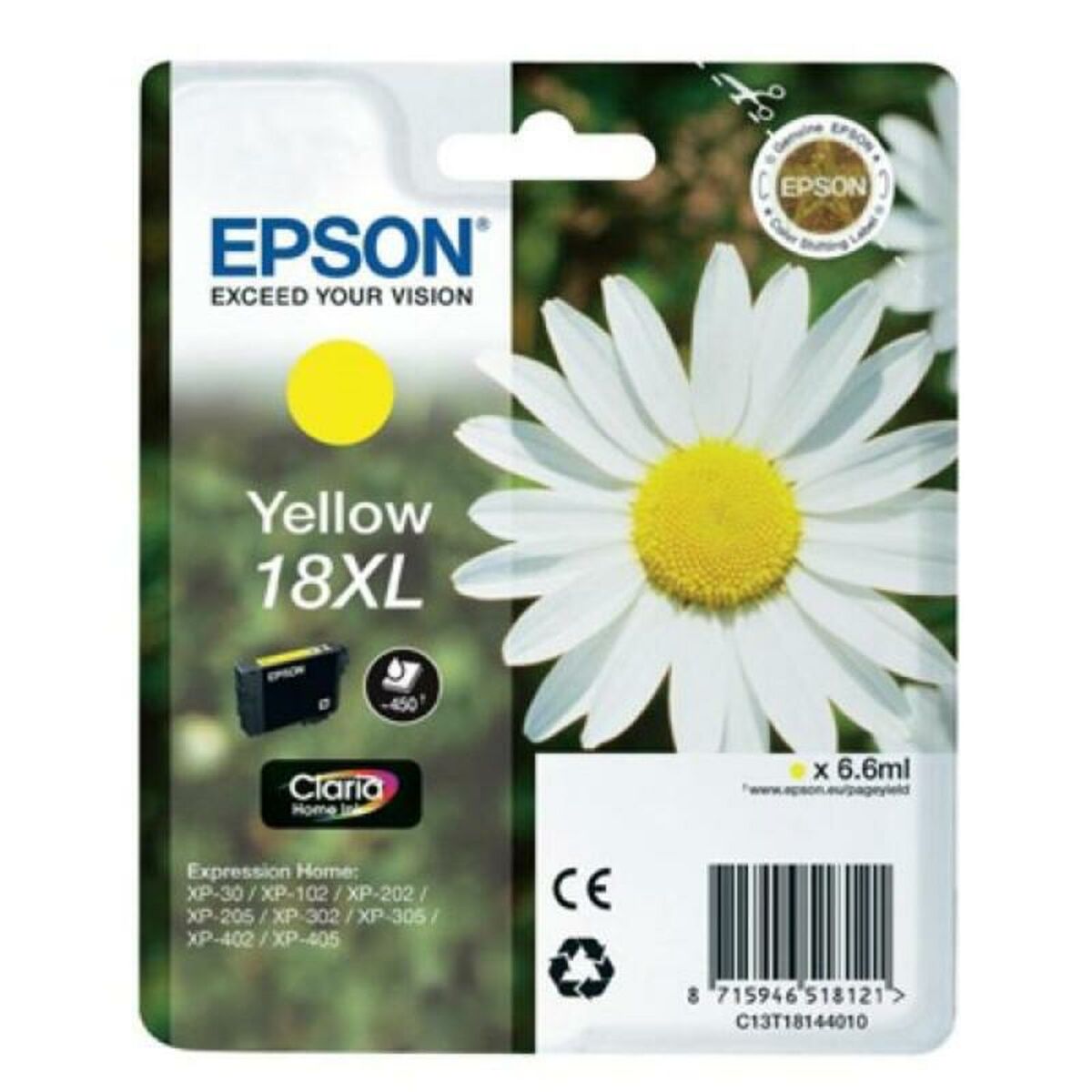 Ink/18XL Daisy 6.6ml YL