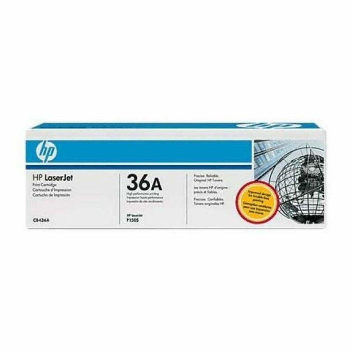 HP 36A original LaserJet Toner cartridge CB436A black standard capacity 2.000 pages 1-pack