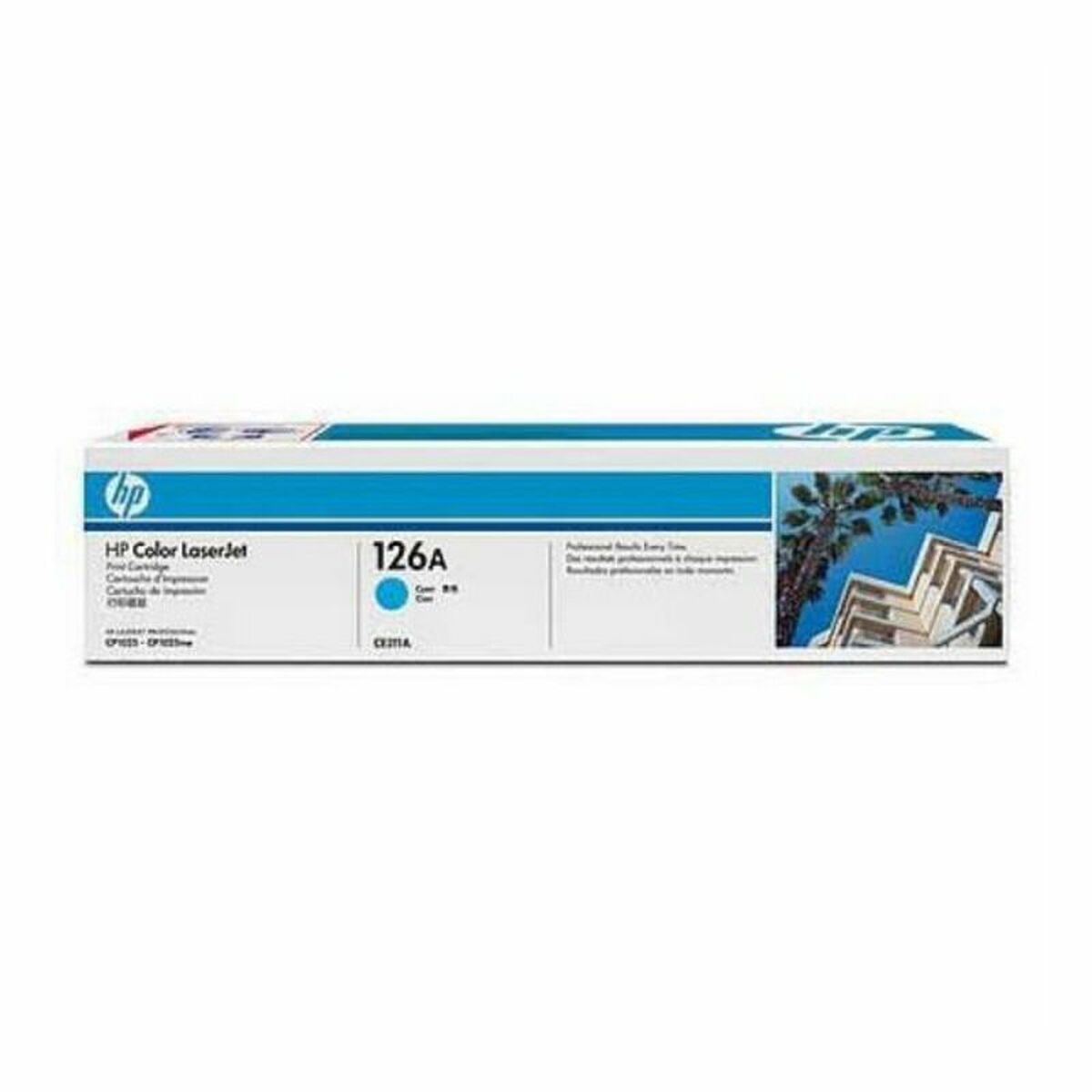 HP 126A original LaserJet Toner cartridge CE311A cyan standard capacity 1.000 pages 1-pack