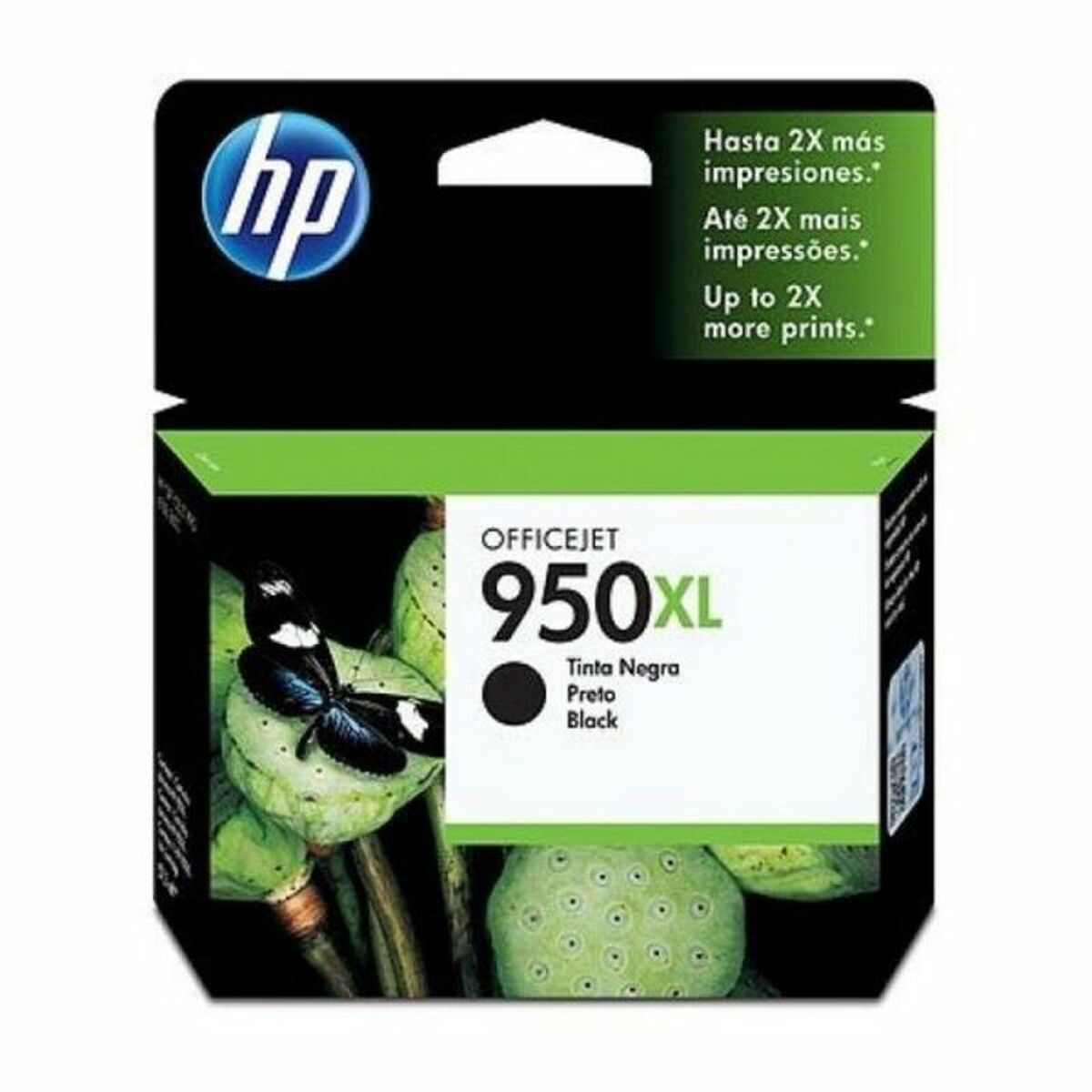 HP 950XL original Ink cartridge CN045AE 301 black high capacity 2.500 pages 1-pack Blister multi tag Officejet
