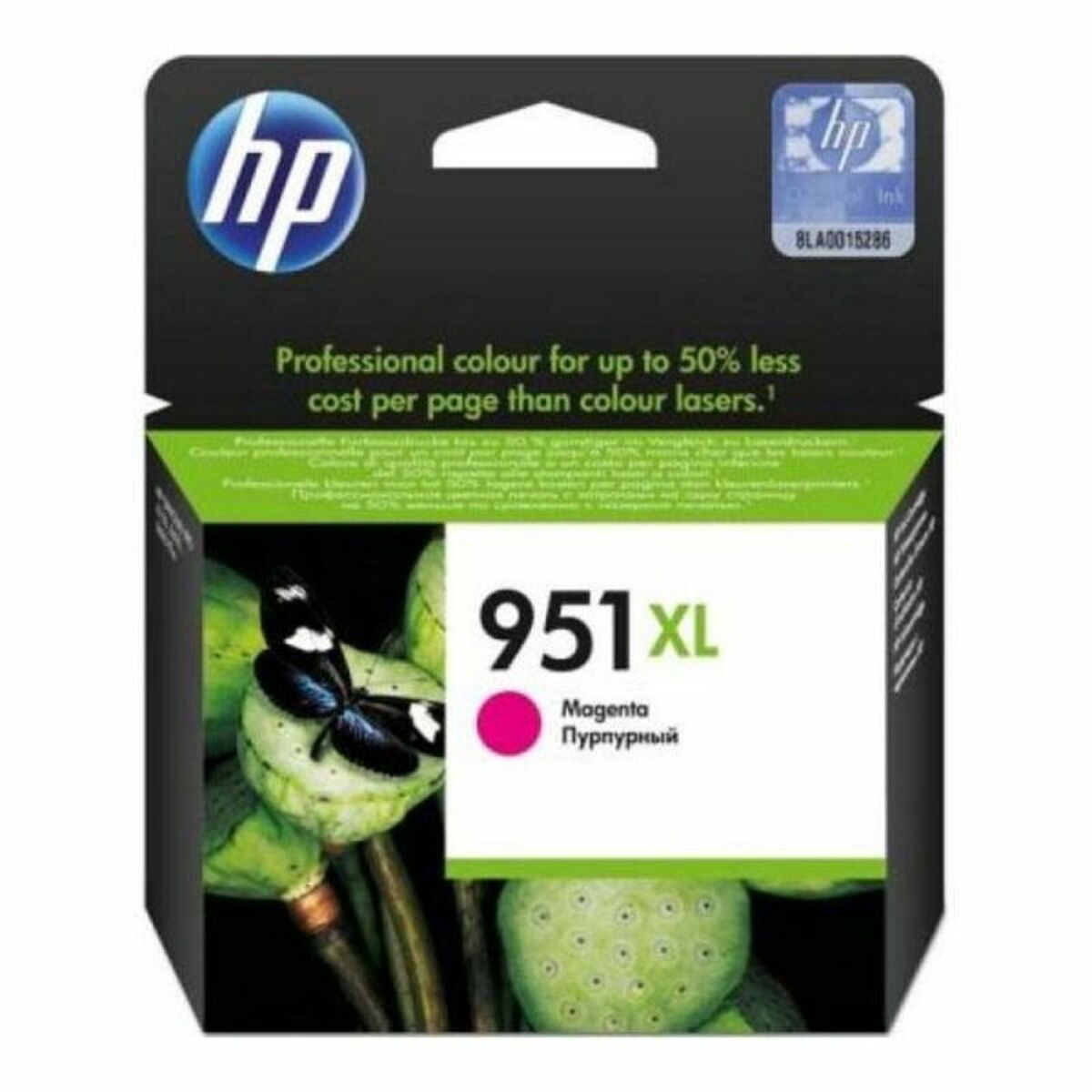 HP 951XL original Ink cartridge CN047AE 301 magenta high capacity 1.500 pages 1-pack Blister multi tag Officejet