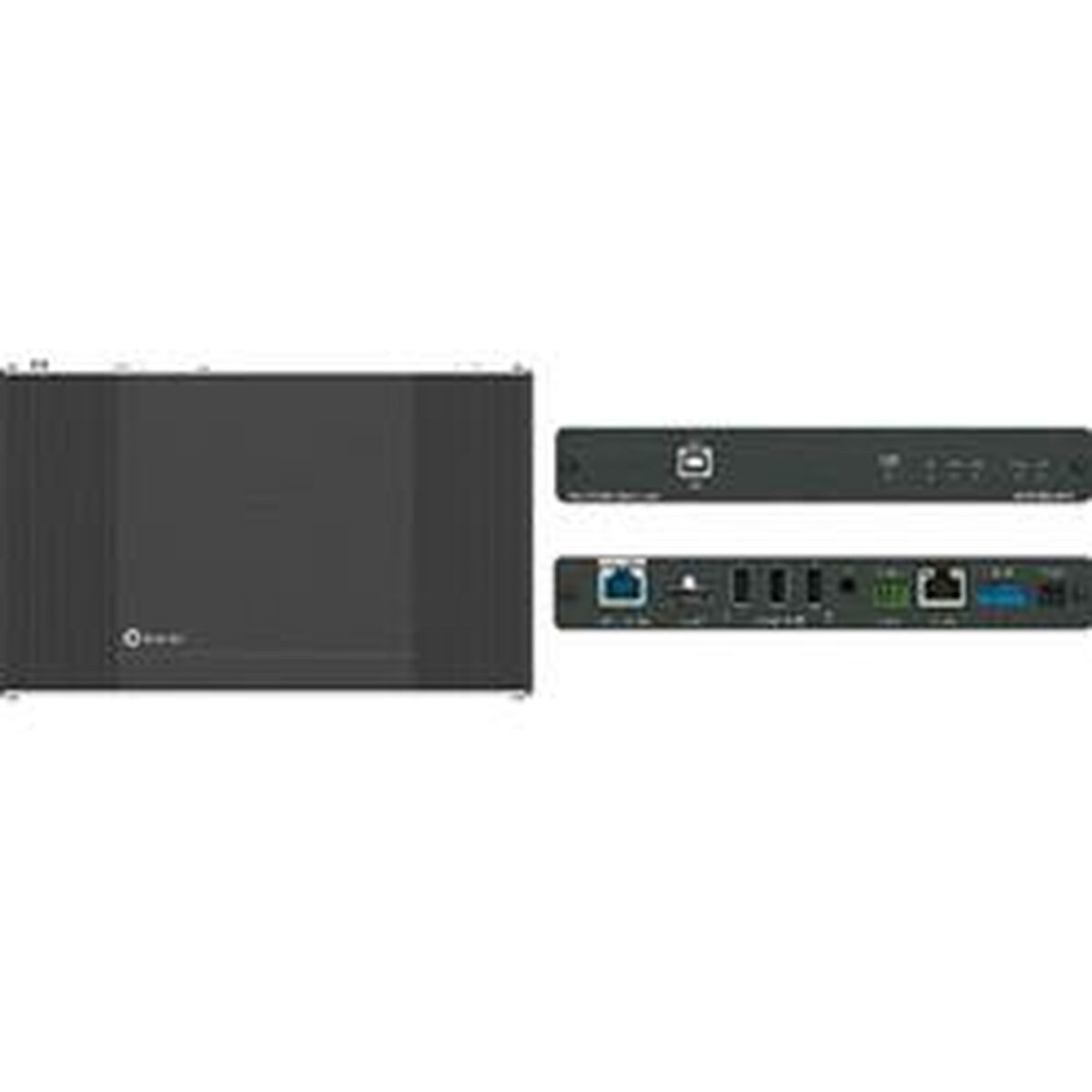 Kramer 100m Rx Extender: AV + USB + GE + 2-Way PoE + HDMI out.