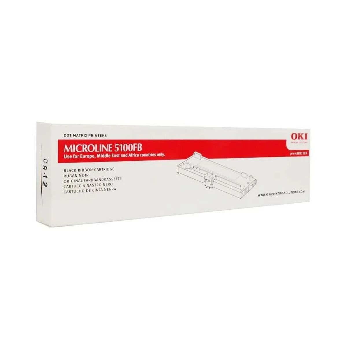 OKI ML5100FB ruban noir 2.000.000 caractères pack de 1