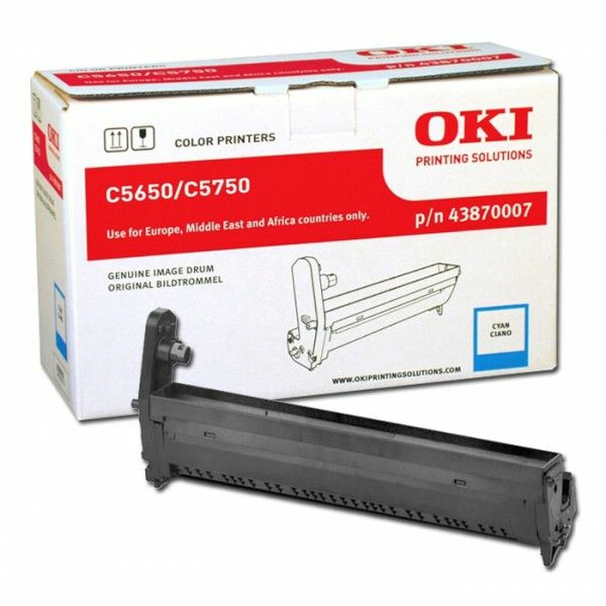 OKI C5650, C5750 tambour cyan capacité standard 20.000 pages pack de 1