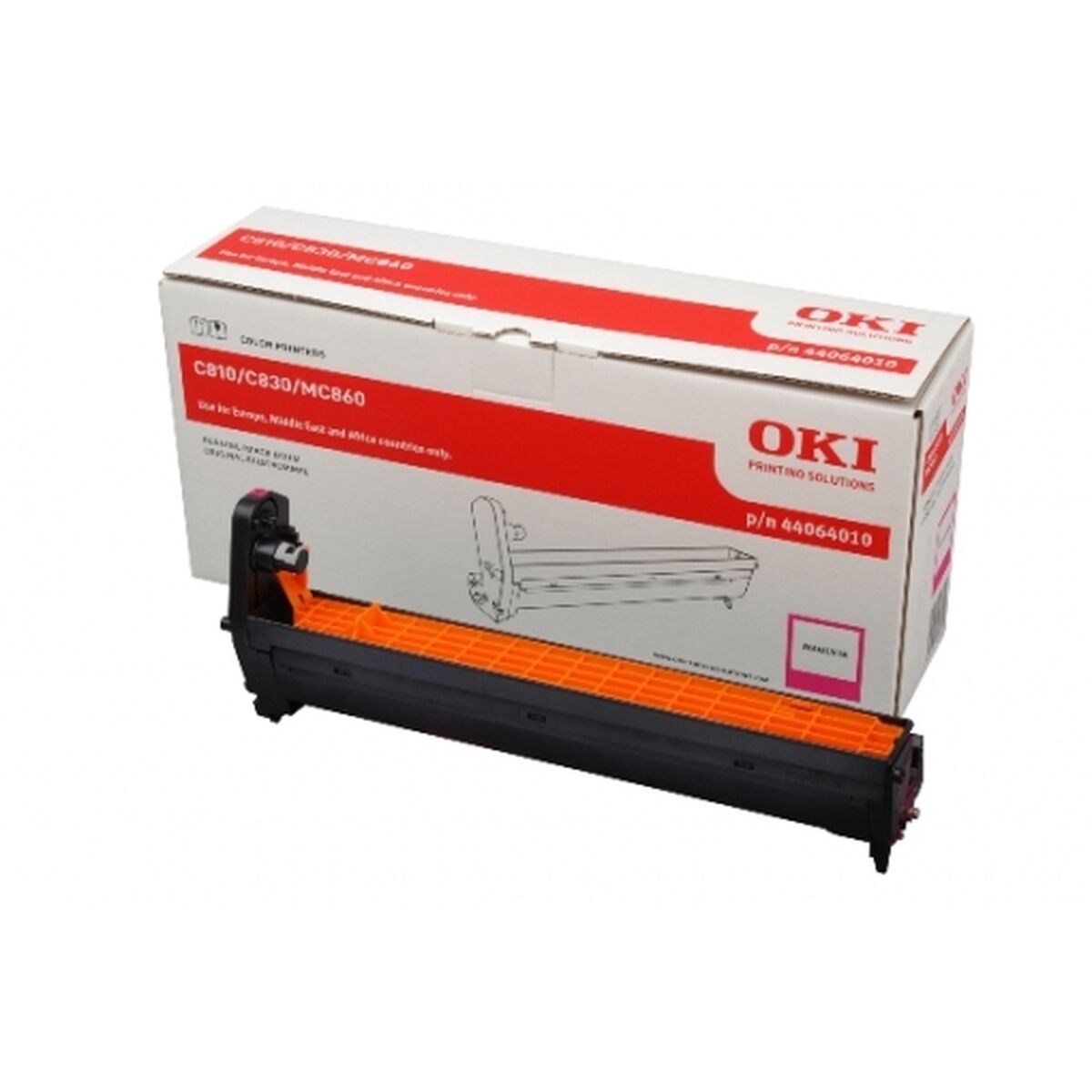 OKI C810, C830, MC860 tambour magenta capacité standard 20.000 pages pack de 1