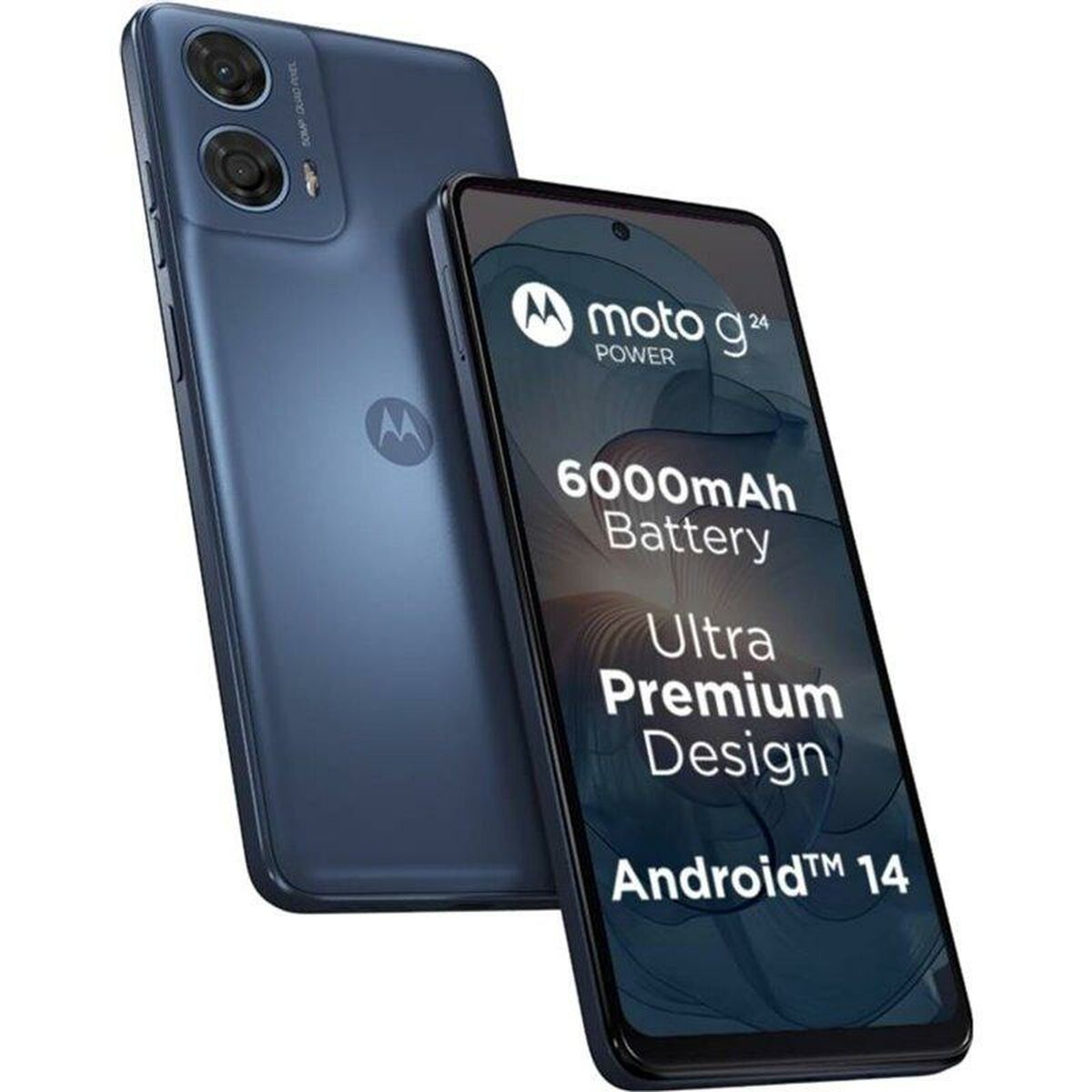 Motorola Moto G24 Power (Double SIM - 6.56'' - 256 Go - 8 Go RAM) Bleu encre