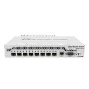 Mikrotik CRS309-1G-8S+ Géré Gigabit Ethernet (10/100/1000) Connexion Ethernet, supportant l'alimentation via ce port (PoE) Blanc