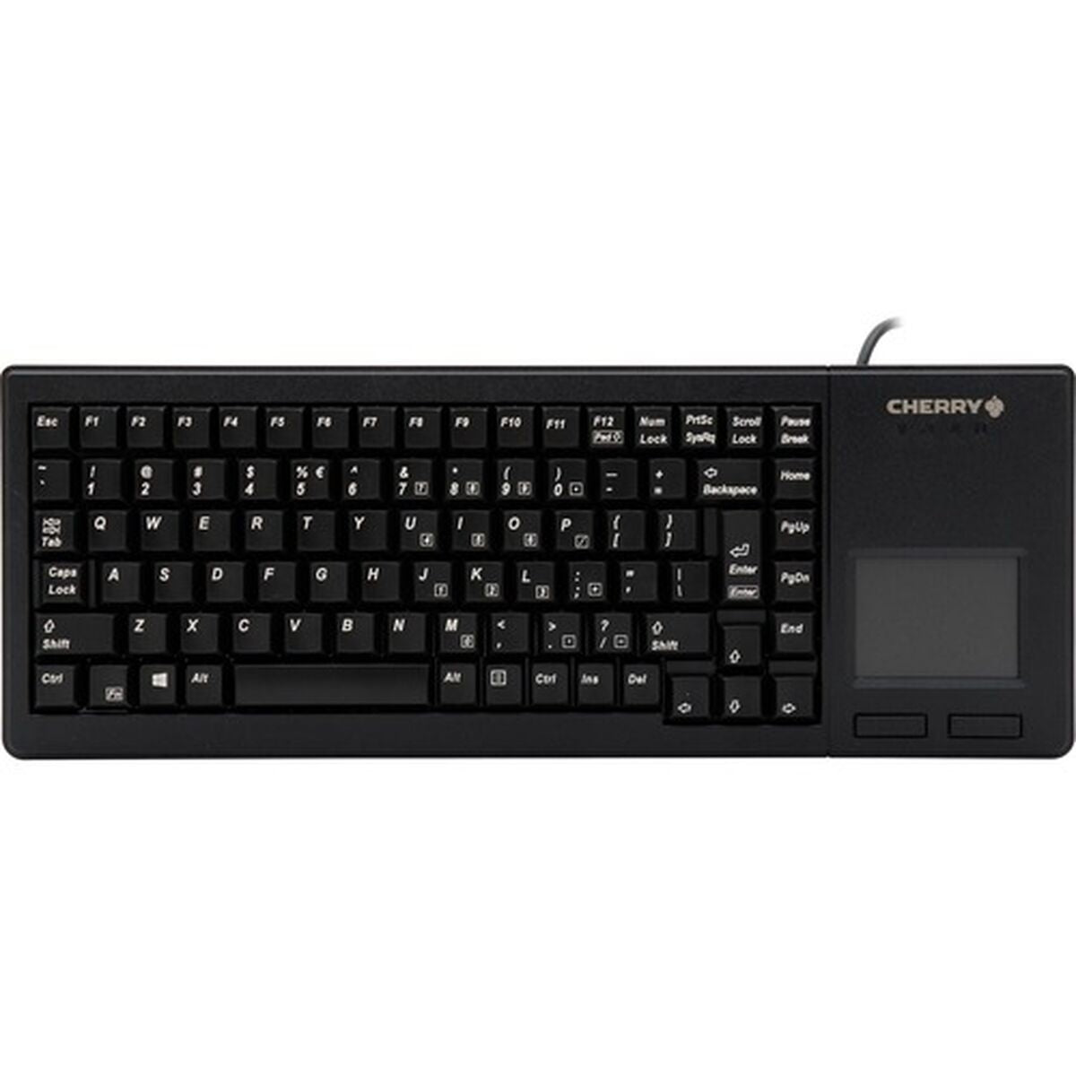 CHERRY Clavier miniature + touchpad G845500 USB EU noir