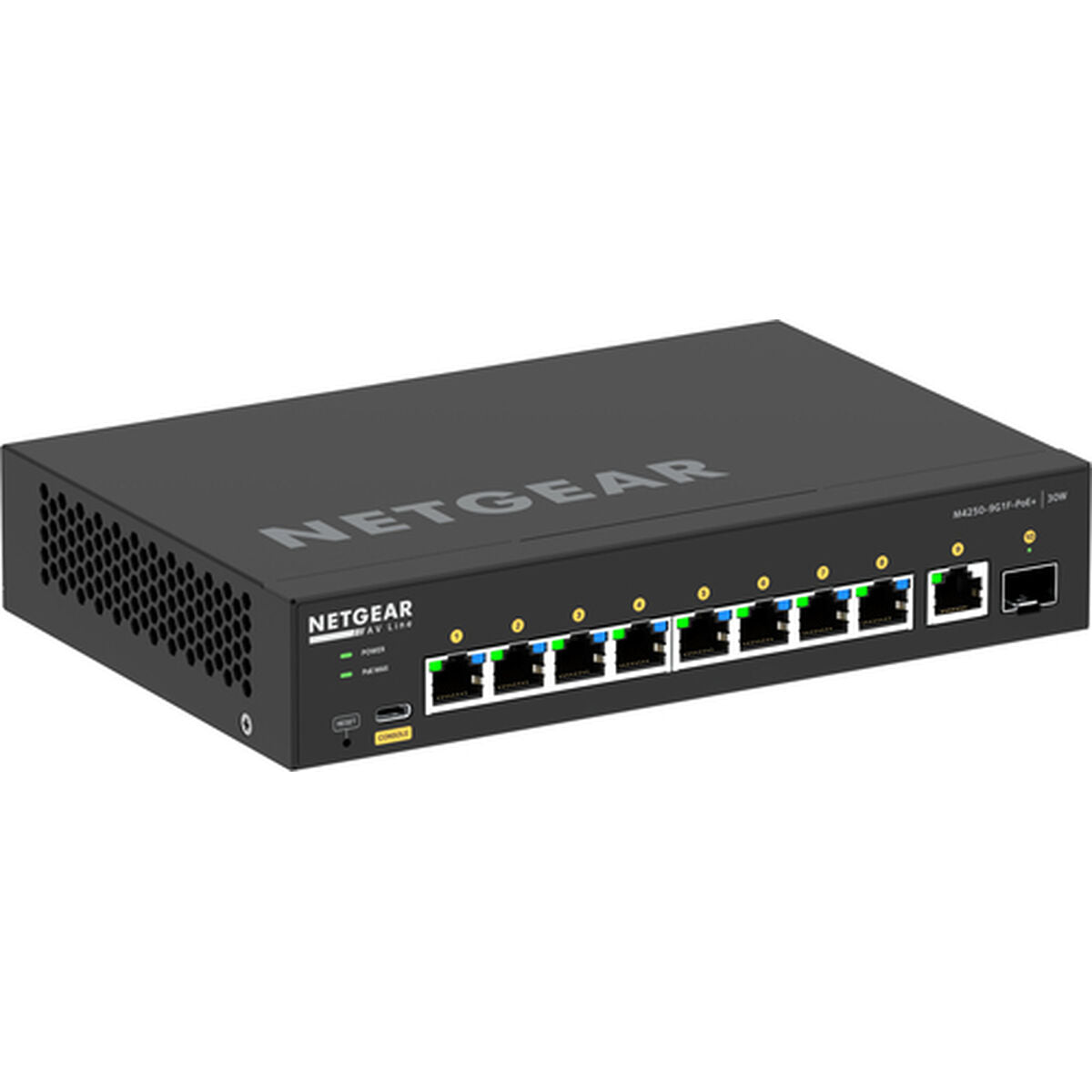 10PT M4250-9G1F-POE+MANAGED SWCH