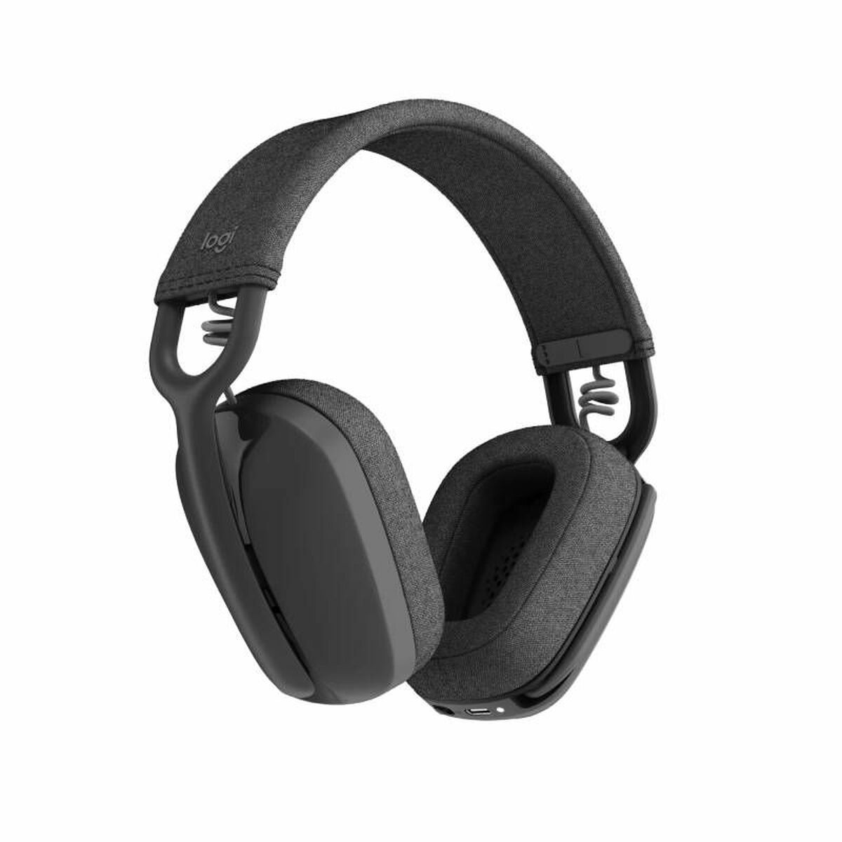 LOGITECH Zone Vibe Wireless Headset full size Bluetooth wireless USB-C via Bluetooth adapter graphite Certified for Microsoft Teams