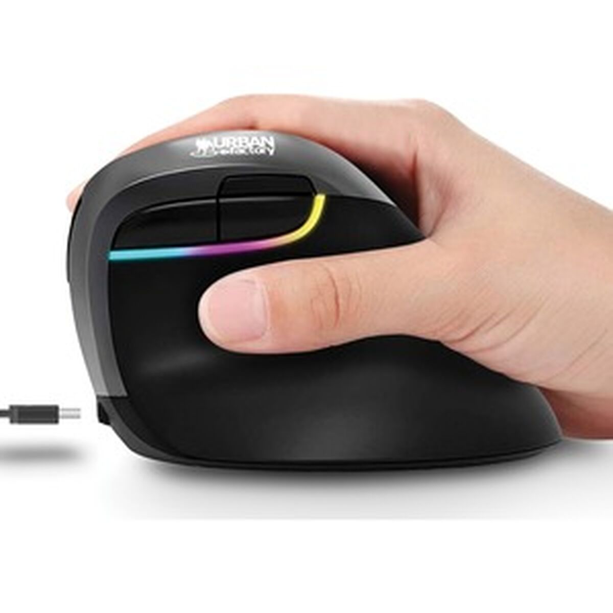 URBAN FACTORY ERGO PRO SOURIS SANS FIL 2.4GHZ ERGONOMIQUE VERTICALE POUR DROITIER