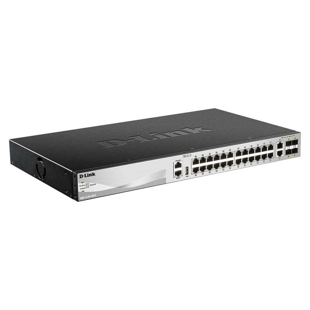 D-LINK L3 Light Switch 24 Gigabit Ports & 2 10GBASE-T Ports & 4 10GbE SFP+ Ports Physical Stack Up To 9 Units