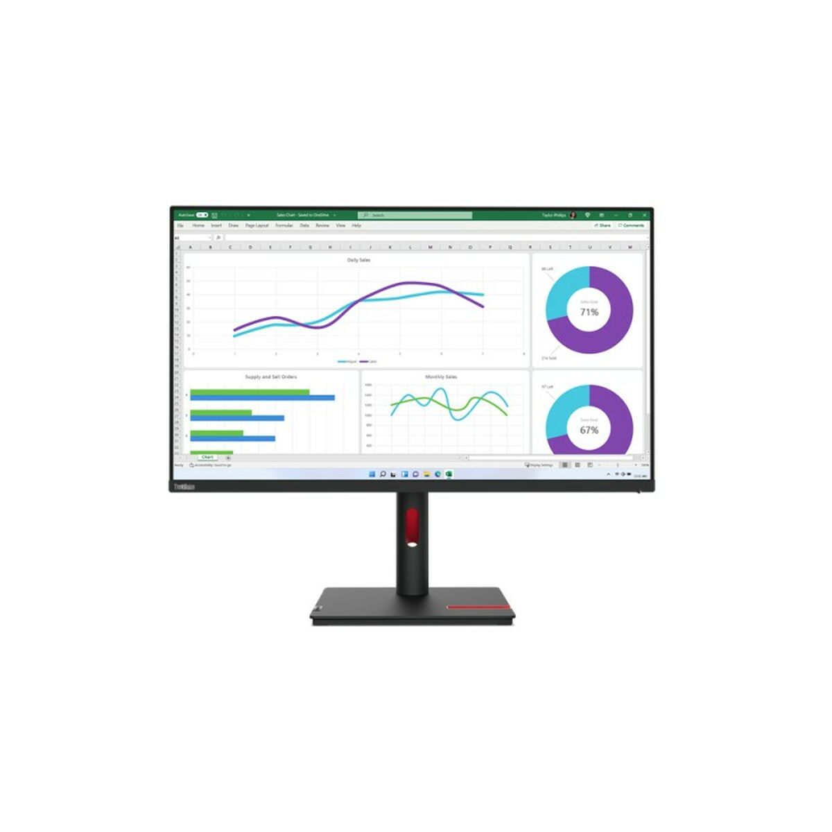 LENOVO ThinkVision T32h-30 31.5p 2560x1440 Monitor 16:9 60Hz HDMI DP