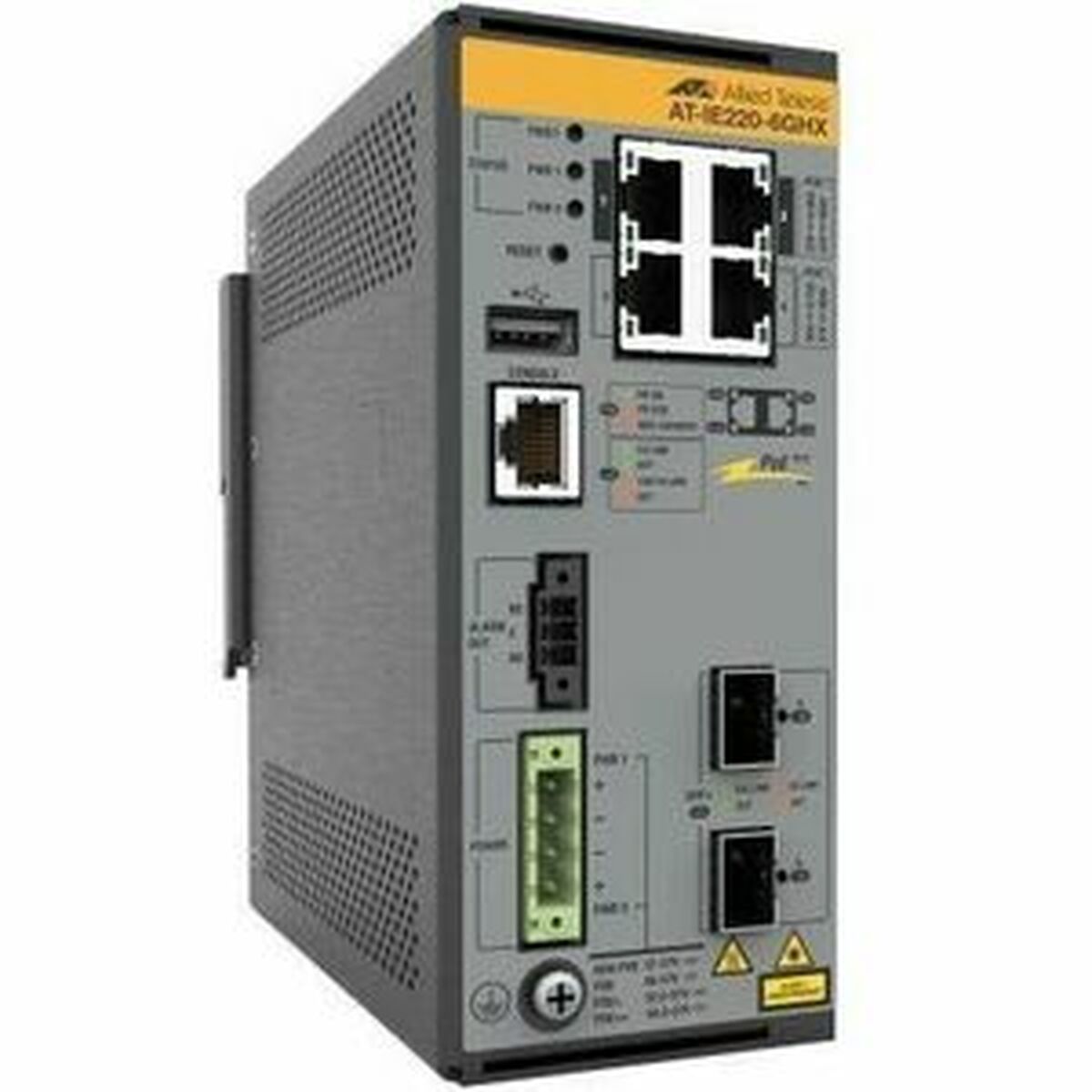 Switch.Indus IP30 L2+ 4x10/100 /1000TX PoE++ 802.3bt 2 x SFP