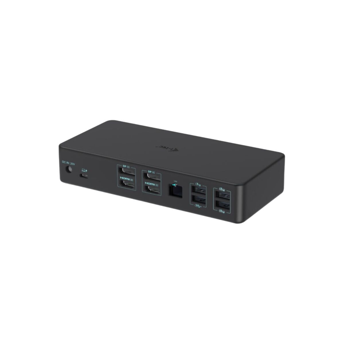 I-TEC USB 3.0 USB-C Thunderbolt 3 Professional Dual 4K Display Docking Station Generation 2 + Power Delivery 100W