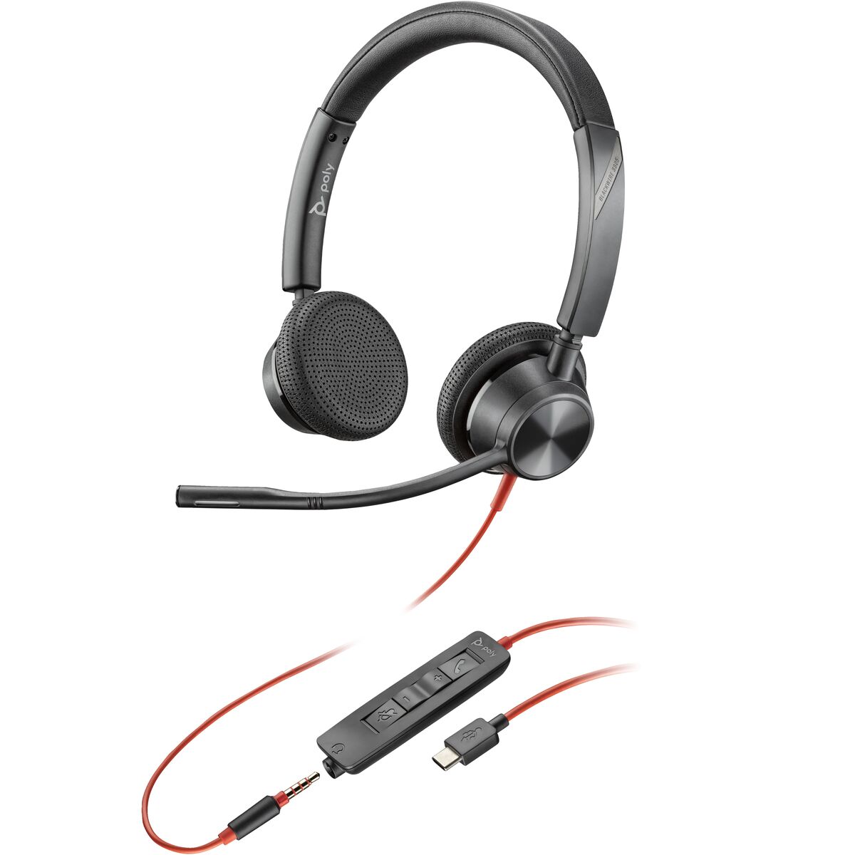 Poly BW 3325 USB-C HS+3.5mmP+USB-C/A