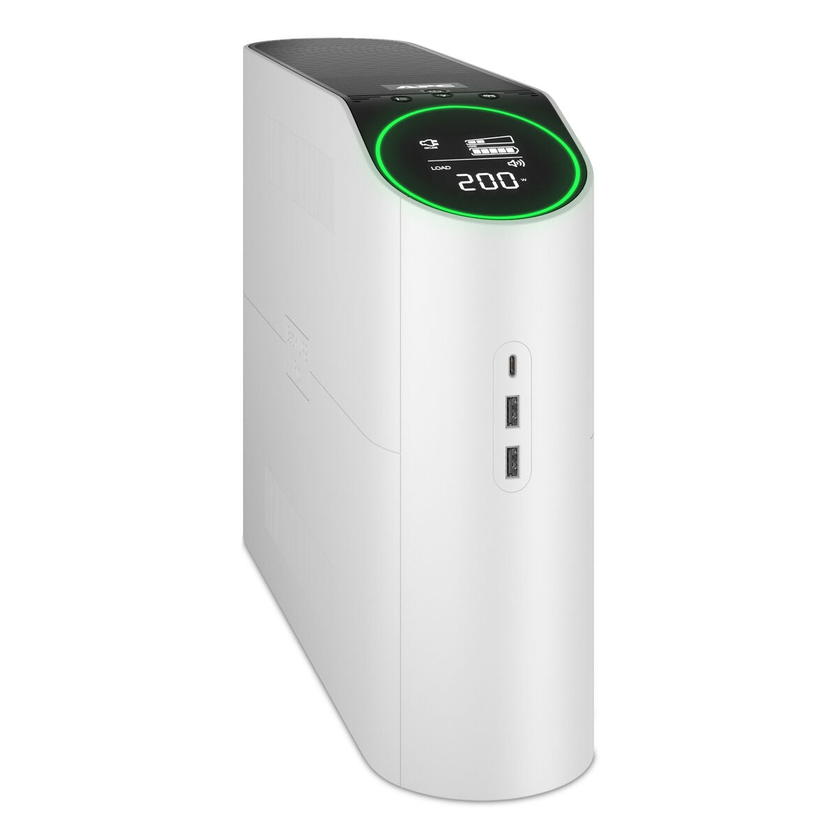 APC Back-UPS Pro 2200VA/1320W Tower 230V 4x Schuko and 2x IEC C13 outputs RGB lighting pure sine wave Arctic white