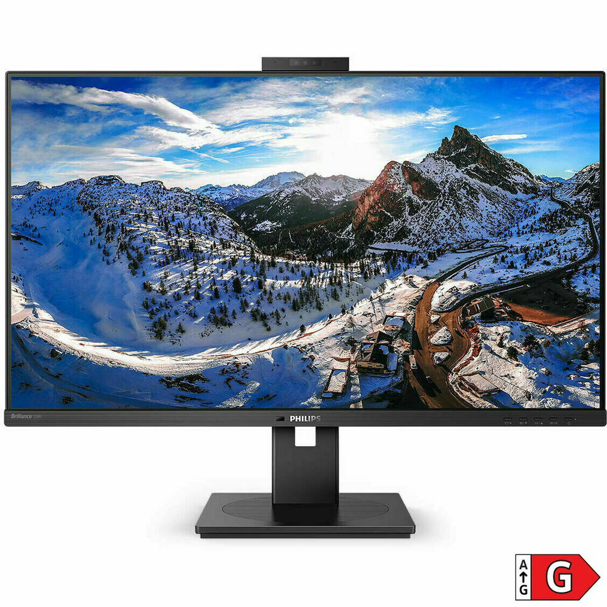 PHILIPS 329P1H/00 4K(UHD), 31.5, IPS, Webcam, 60Hz, 4ms, Adaptive Sync, Docking USB-C, USB-C Port, DP, HDMI, Height adj. Speaker