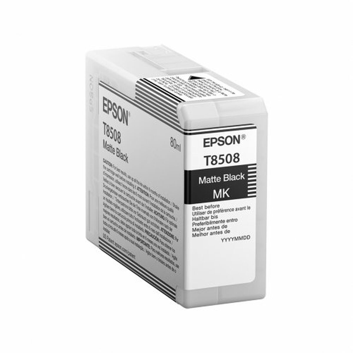 EPSON Singlepack Matte Black T85080N UltraChrome HD ink 80ml