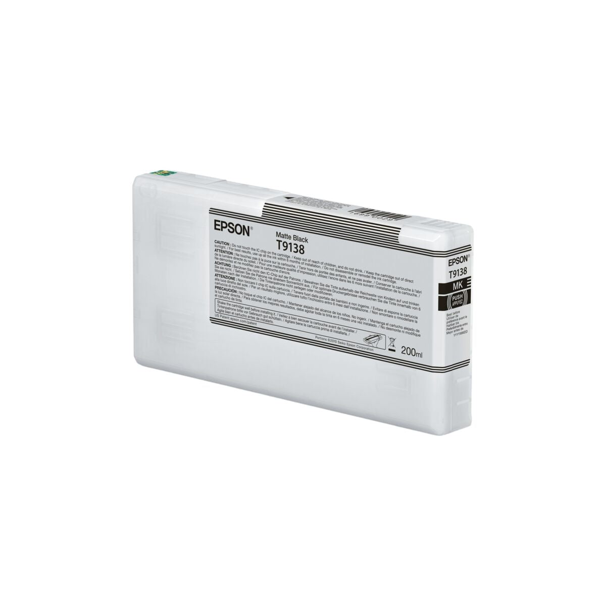 EPSON T9138 Matte Black Ink Cartridge 200ml
