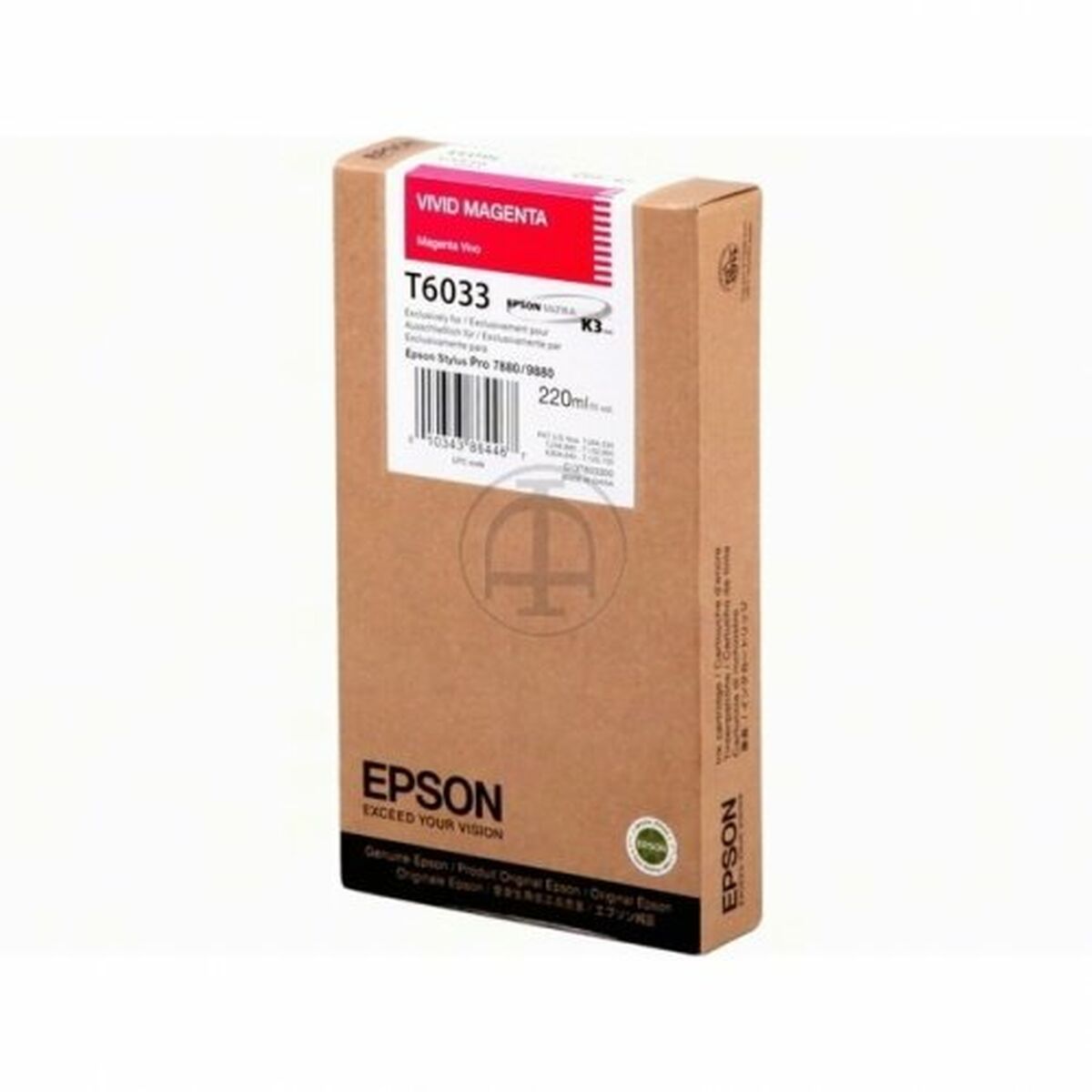 EPSON 5LB T6033 ink cartridge vivid magenta standard capacity 220ml 1-pack