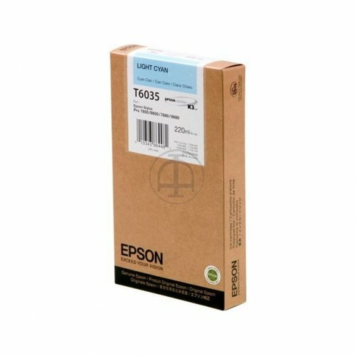 EPSON T6035 cartouche dencre cyan clair capacité standard 220ml pack de 1