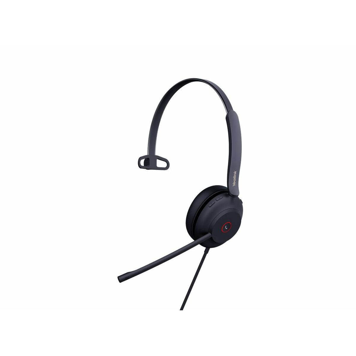 Yealink UH37 Mono Teams Casque Avec fil Arceau Bureau/Centre d'appels Noir