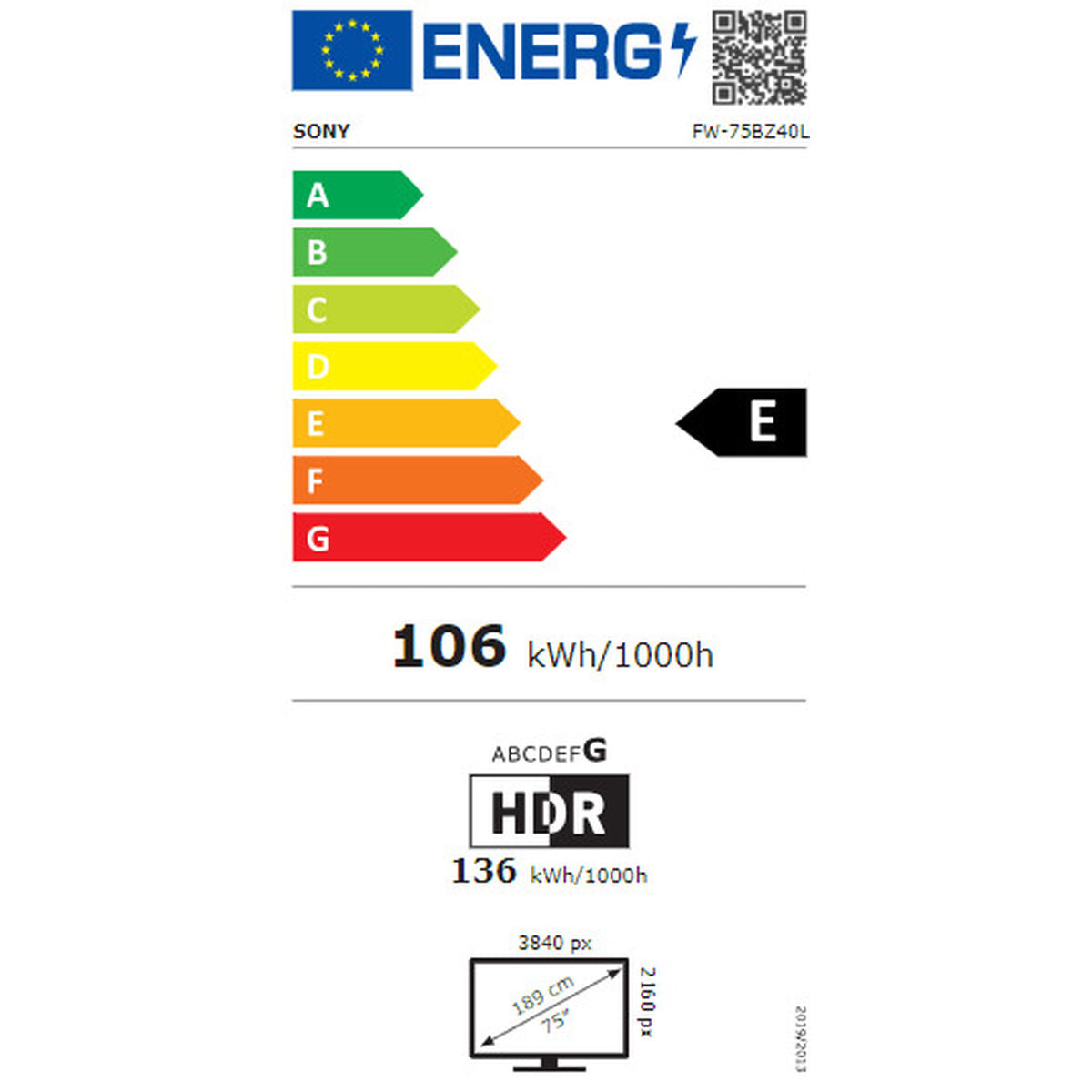 75" Pro BRAVIA LCD 700nit Haze