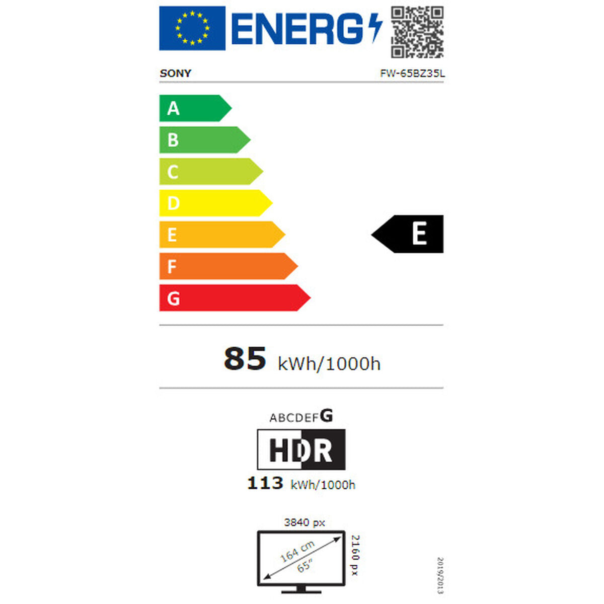 65" Pro BRAVIA LCD 550nit