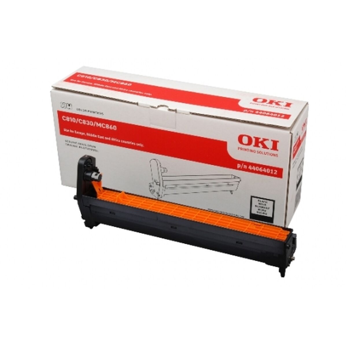OKI C810, C830, MC860 tambour noir capacité standard 20.000 pages pack de 1