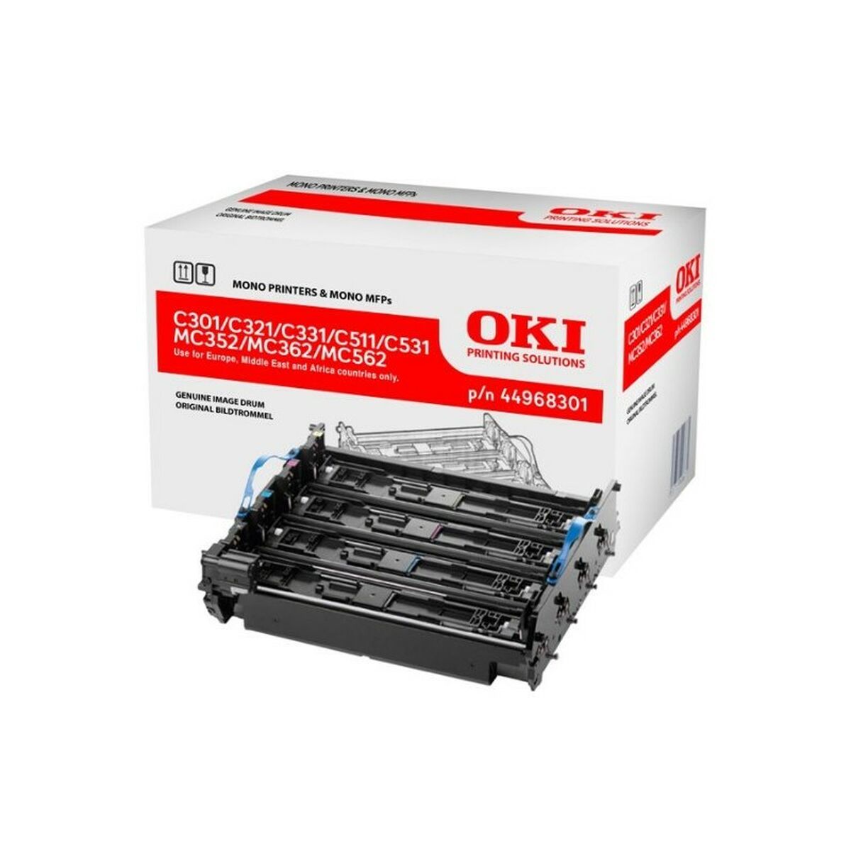 OKI 44968301 kit tambour noir et tricolore capacité standard 30.000 pages pack de 1