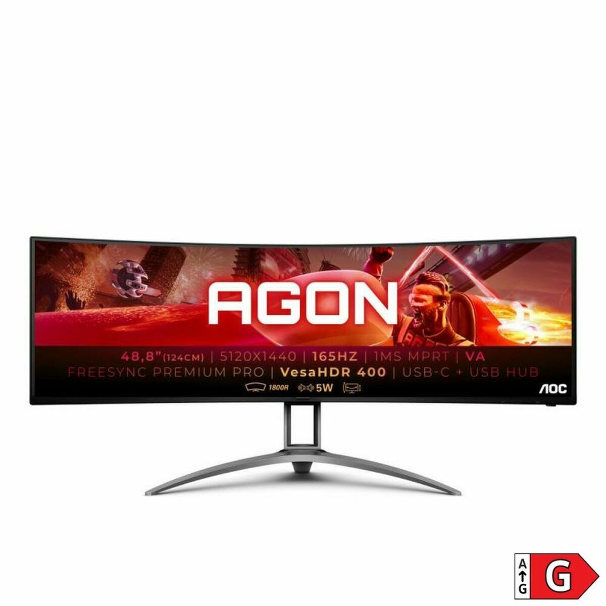 AG493UCX2/49" VA/DP-3HDMI/5120x1440