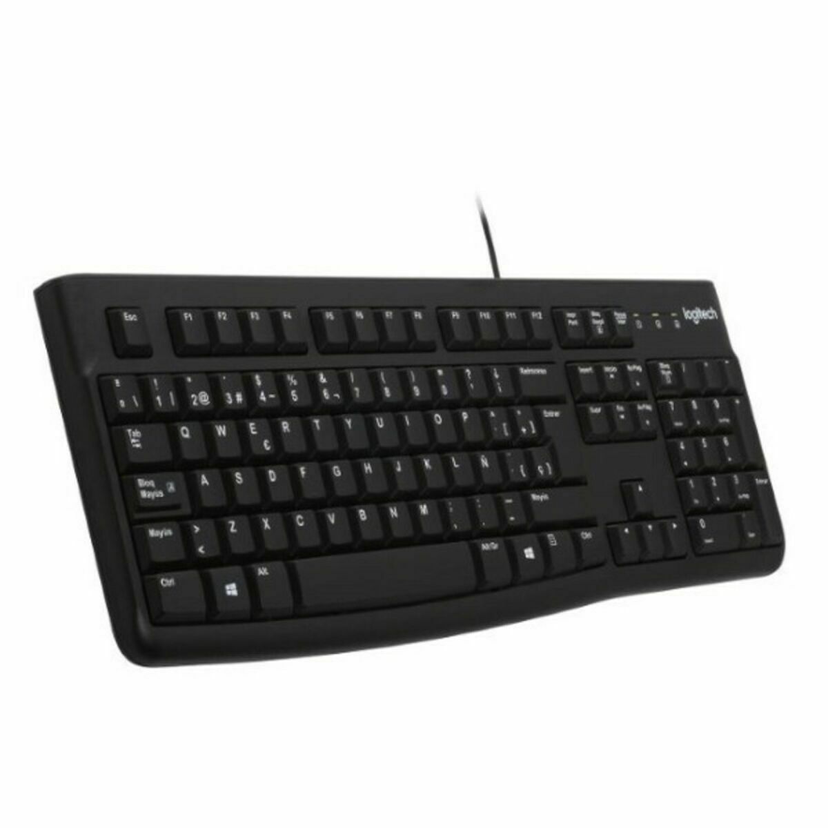 Logitech K120 for Business clavier Universel USB QWERTY Espagnole Noir