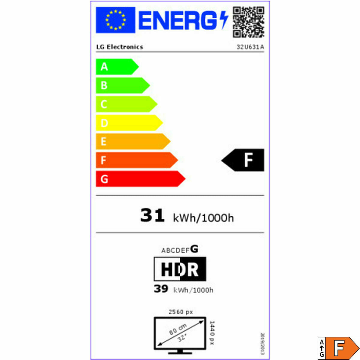 LG - Écran LED - 32p 2560x1440 QHD 100 Hz - IPS - 5 ms - Inclinable -  Garantie 3 ans