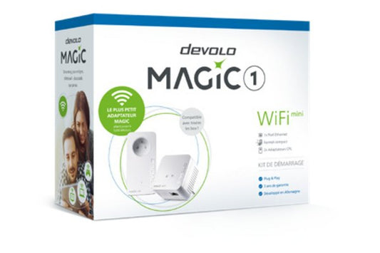 DEVOLO Magic 1 CPL 1200Mbos Gigogne WiFi 5 - Starter Kit