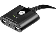 ATEN US424 commutateur écran, clavier et souris Noir