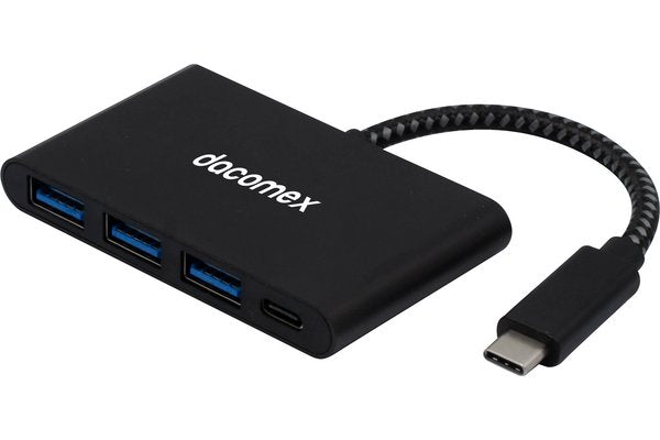 DACOMEX Hub USB HB614 3 x Type-A + 1 x Type-C PD 60W