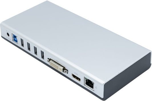 Docking Station DisplayLink USB-A/C HDMI & DVI Audio LAN Hub 6 ports USB-A