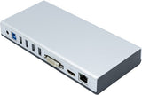Docking Station DisplayLink USB-A/C HDMI & DVI Audio LAN Hub 6 ports USB-A