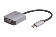 ATEN UC3002A-AT câble vidéo et adaptateur USB Type-C VGA (D-Sub) Noir, Argent